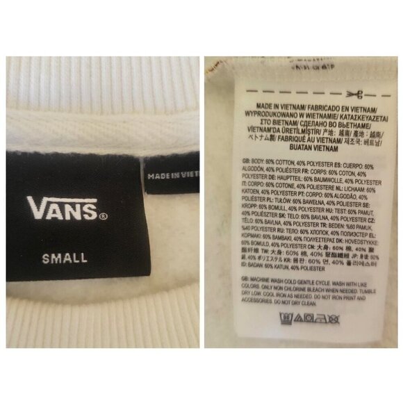 Vans All Over Long Sleeve Crew  -  S - Picture 6 of 6